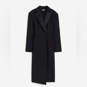 Hm double breasted jacket dress small